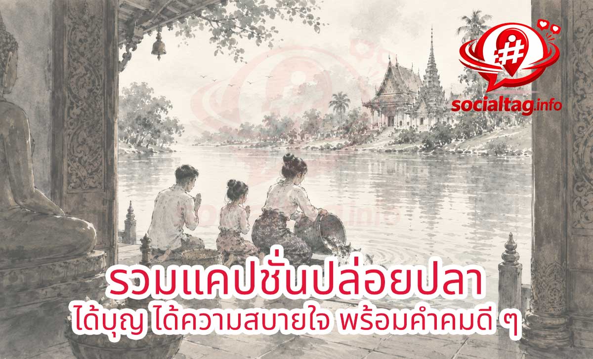 แคปชั่นปล่อนปลา เด็ดๆ รวมแคปชั่นปล่อยปลา ได้บุญ ได้ความสบายใจ พร้อมคำคมดี ๆ