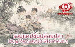 รวมแคปชั่นปล่อยปลา ได้บุญ ได้ความสบายใจ พร้อมคำคมดี ๆ